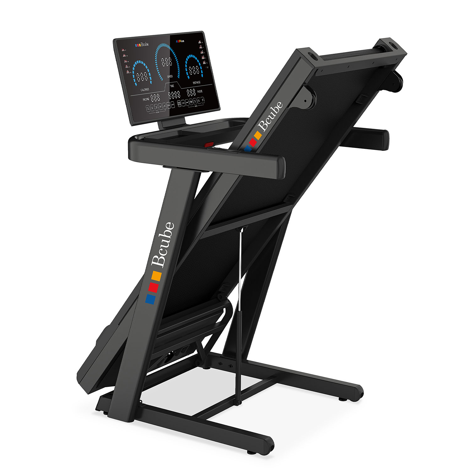 Bcube A8 Plus Tapis Roulant Elettrico, motore 3HP, superficie di corsa 53x142cm, velocità 22km/h, inclinazione elettrica 15% - immagine 10