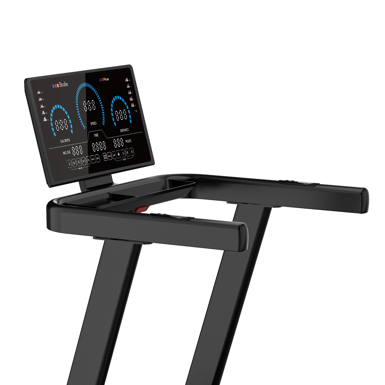 Bcube A8 Plus Tapis Roulant Elettrico, motore 3HP, superficie di corsa 53x142cm, velocità 22km/h, inclinazione elettrica 15% - immagine 9