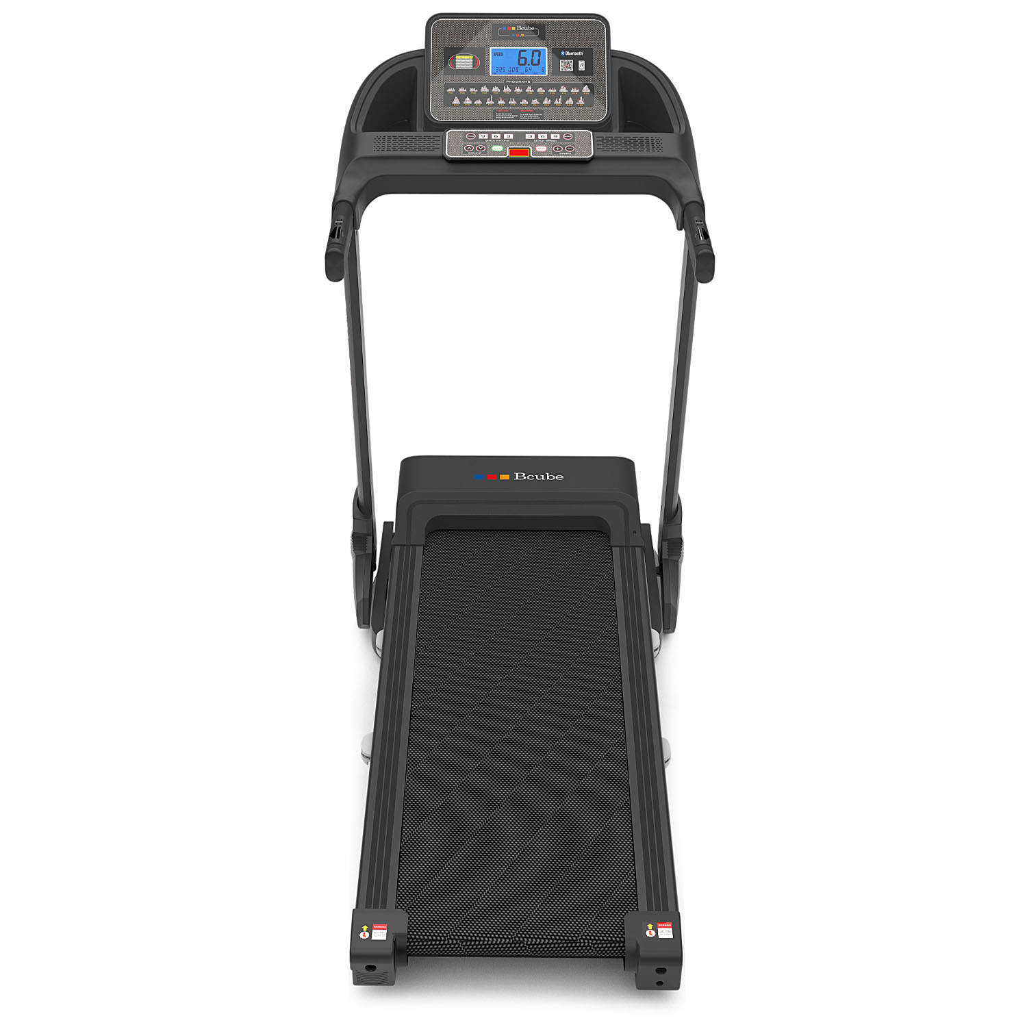 Bcube A 6.5 Tapis Roulant Elettrico, motore 2HP, velocità 18km/h, superficie di corsa 45x130cm, inclinazione elettrica 12% - immagine 6